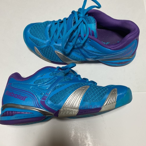 Babolat Propulse 4 all court Kompressor BKE & purple tennis shoe size 6.5 - Picture 4 of 13
